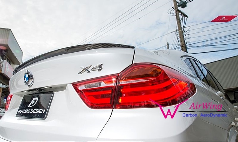 BMW F26 X4 - Performance style carbon trunk spoiler 03